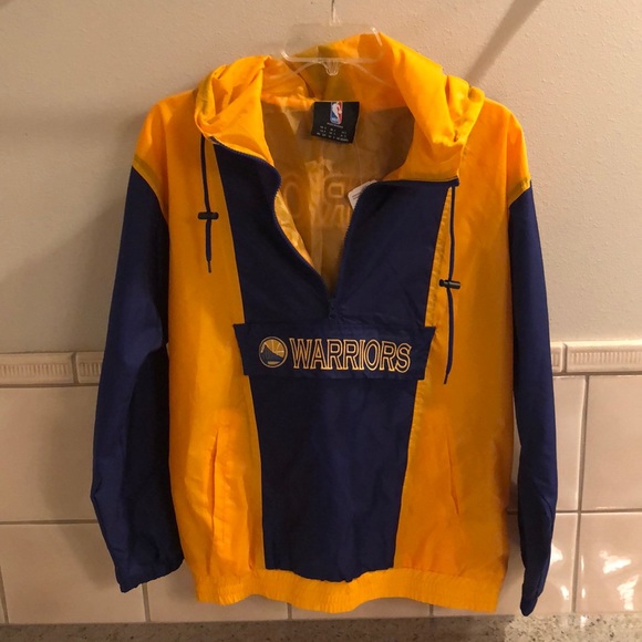 New NBA Golden Gate Warriors hooded windbreaker - Picture 1 of 10